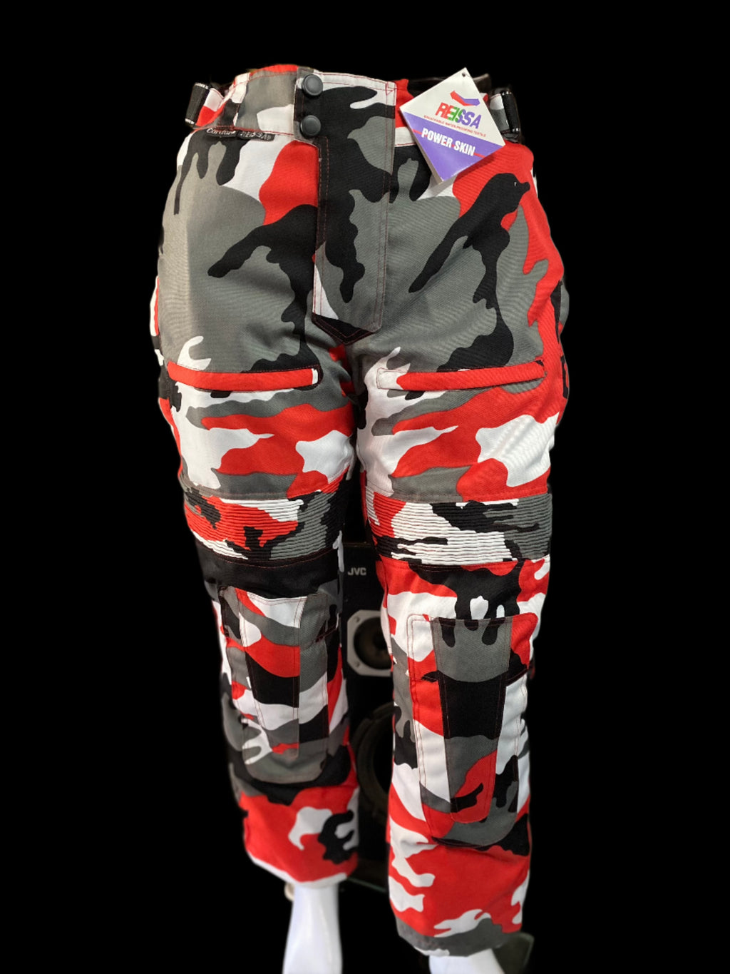 Wet Weather Riding Pants Red Camo Thunder Clothing