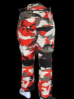 Wet Weather Riding Pants - Red Camo