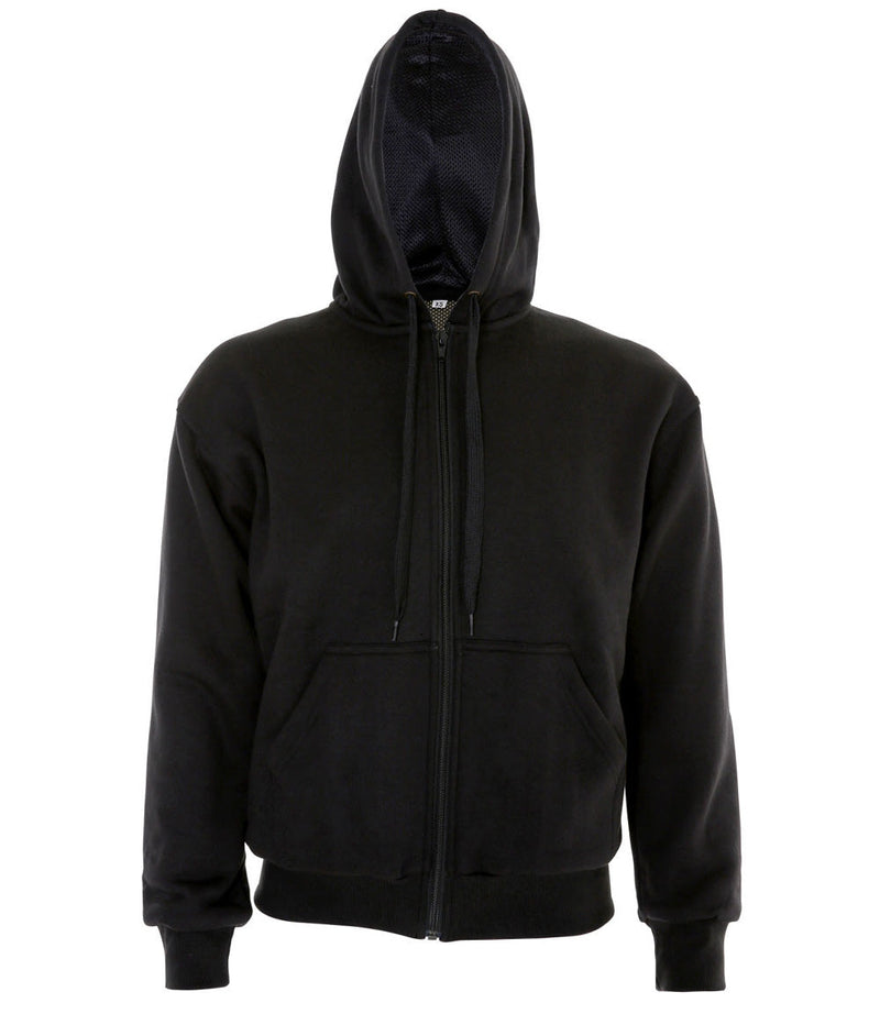 Clearance Faded Plain Black Hoodie with Zip – Protection Lined