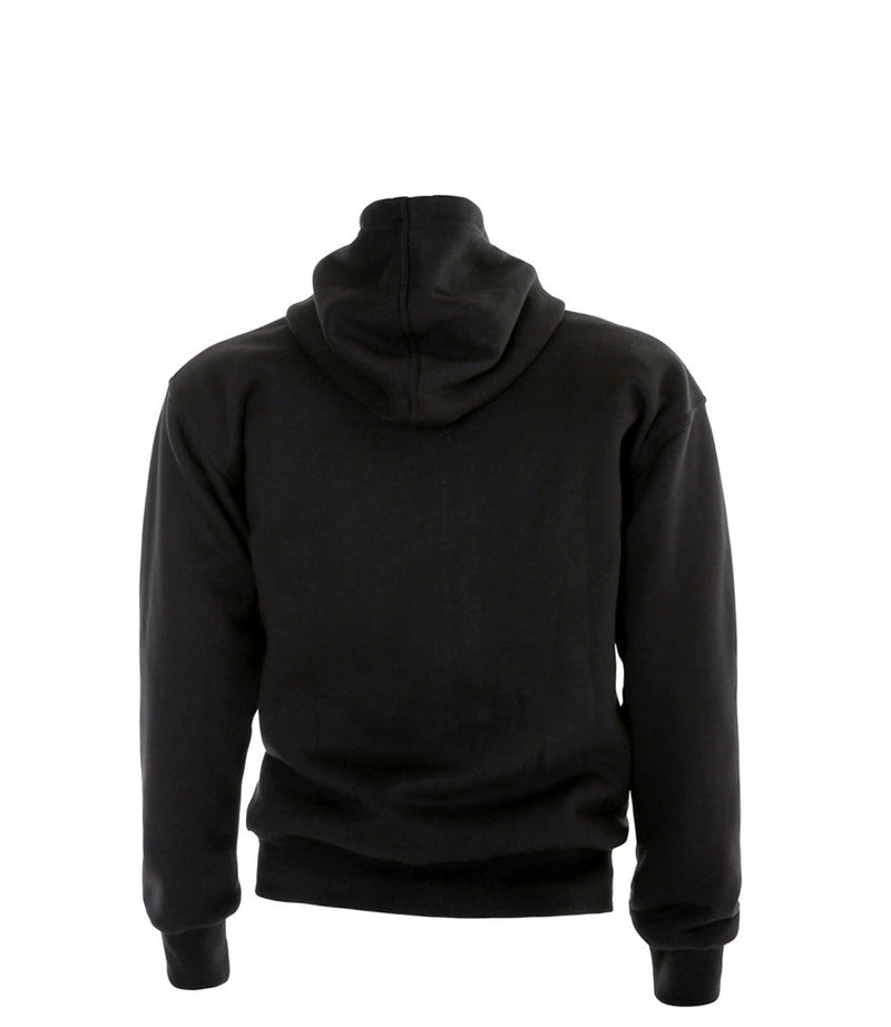 Clearance Faded Plain Black Hoodie with Zip – Protection Lined