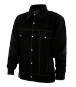 Black Denim Jacket with Full Protection Lining
