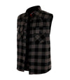 Grey/Black Flannel Vest