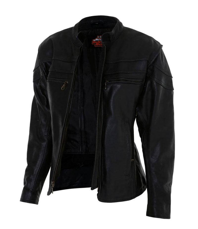 Ladies Sturges Leather Riding Jacket