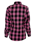 Ladies Pink & Black Flannel Shirt – With Protection Lining