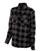 Ladies Grey & Black Flannel Shirt – With Protection Lining