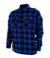 Mens Black & Blue Flannel Shirt – With Protection Lining