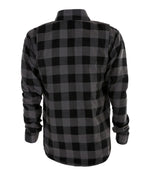 Mens Dark Grey & Black Flannel Shirt – With Protection Lining