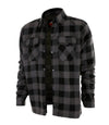 Mens Dark Grey & Black Flannel Shirt – With Protection Lining