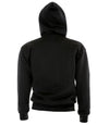Unisex Plain Black Hoodie with Zip – Protection Lined