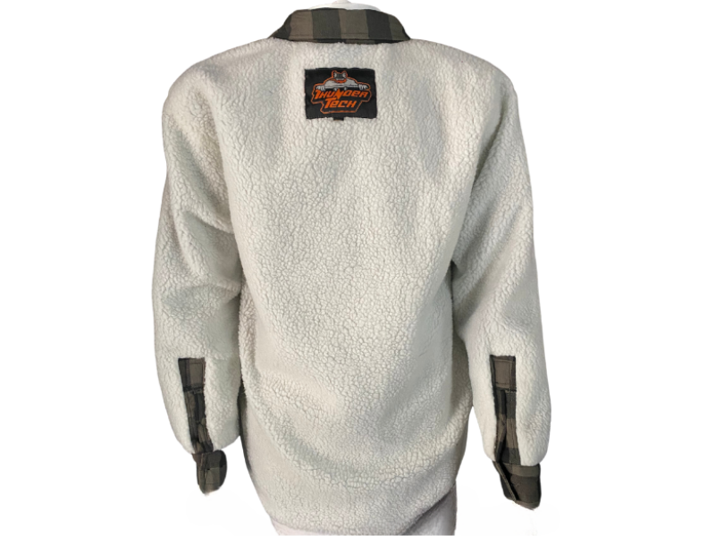 Grey 2025 flannel coat