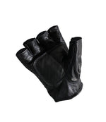 Leather FingerLess Gloves